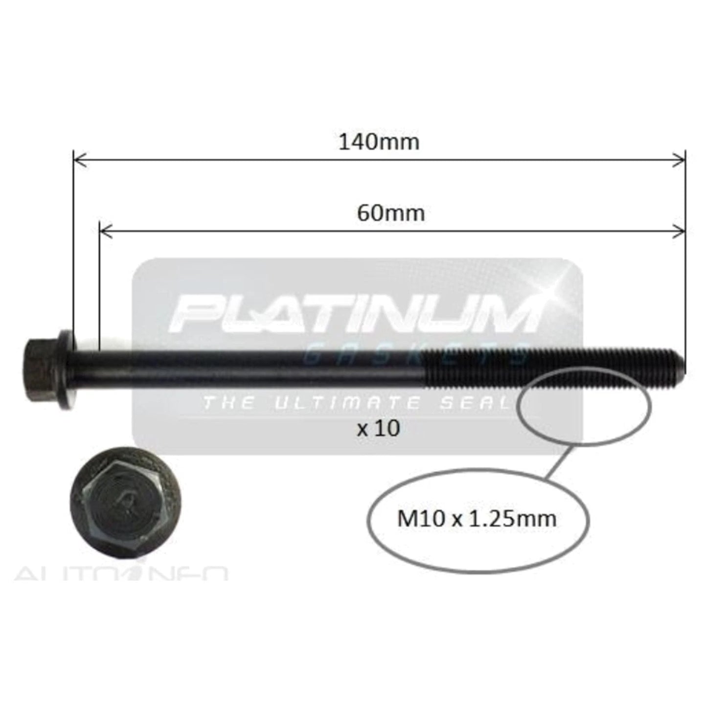 Engine Cylinder Head Bolt Set for Daewoo Kalos (2003–2004)