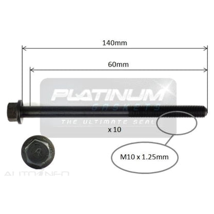 Engine Cylinder Head Bolt Set for Daewoo Kalos (2003–2004)
