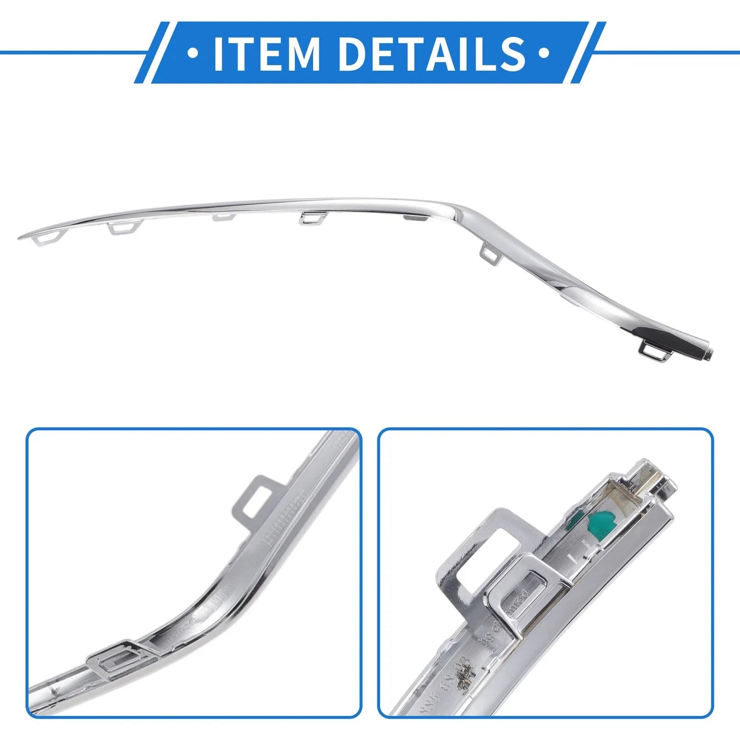 Front Left Bumper Grille Trim for Mercedes-Benz W167 GLE (2020-2023)