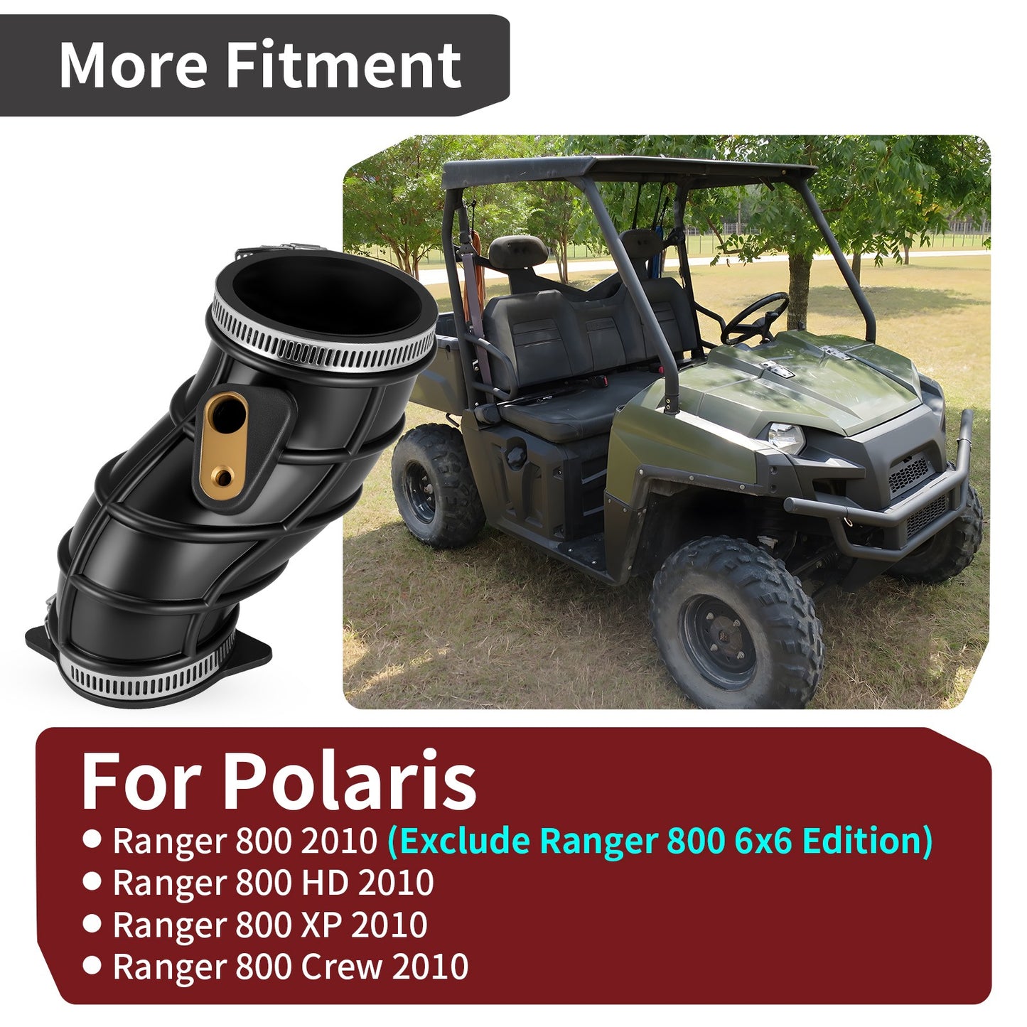 Air Box Boot for Polaris Ranger 800 XP Crew (2010)