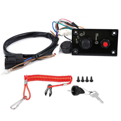 Ignition Key Switch Panel for Suzuki Outboard (Top Single)