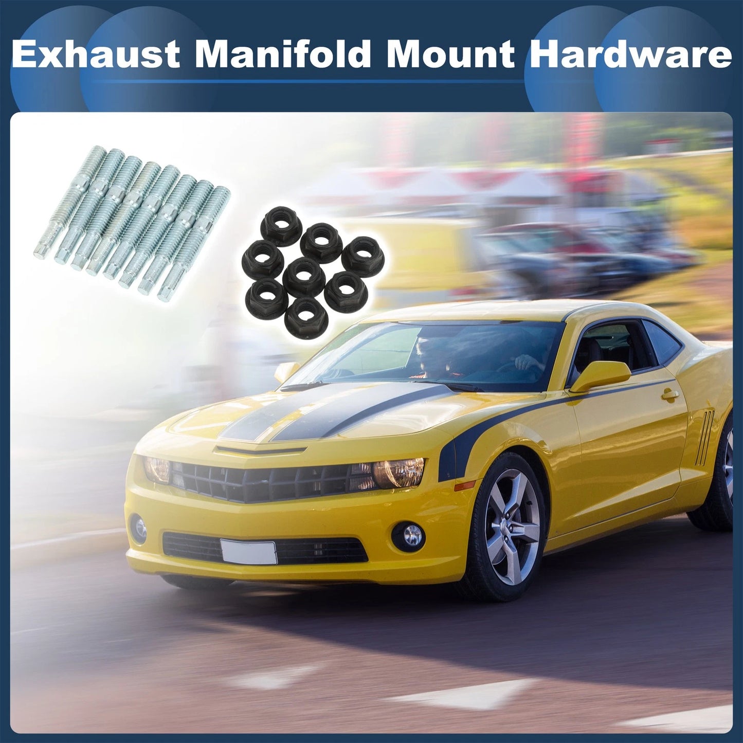Exhaust Manifold Mount Hardware Bolt Kit No.W701706S2 for Ford Expedition (1997–2002)