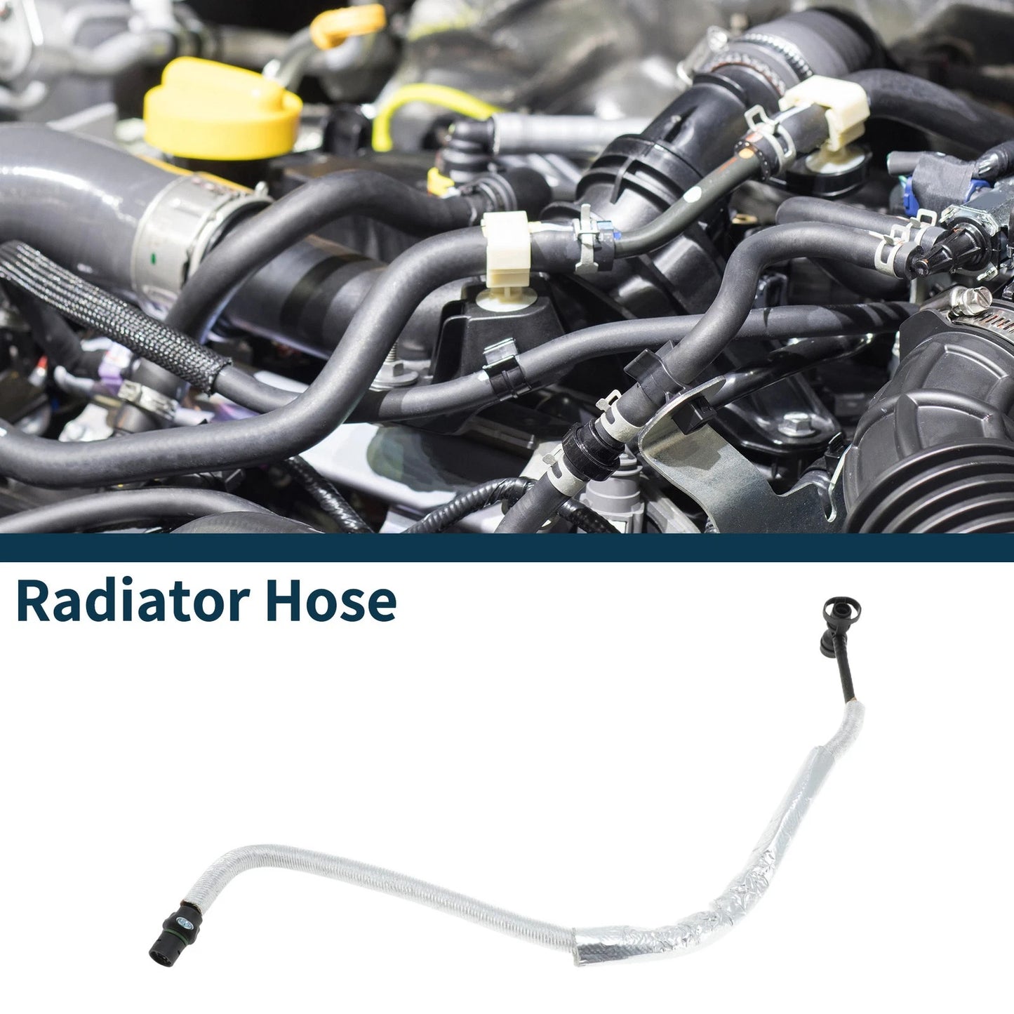 Radiator Hose for BMW X1 (2015–2016) No. 11158654626 Rubber Coolant Pipe