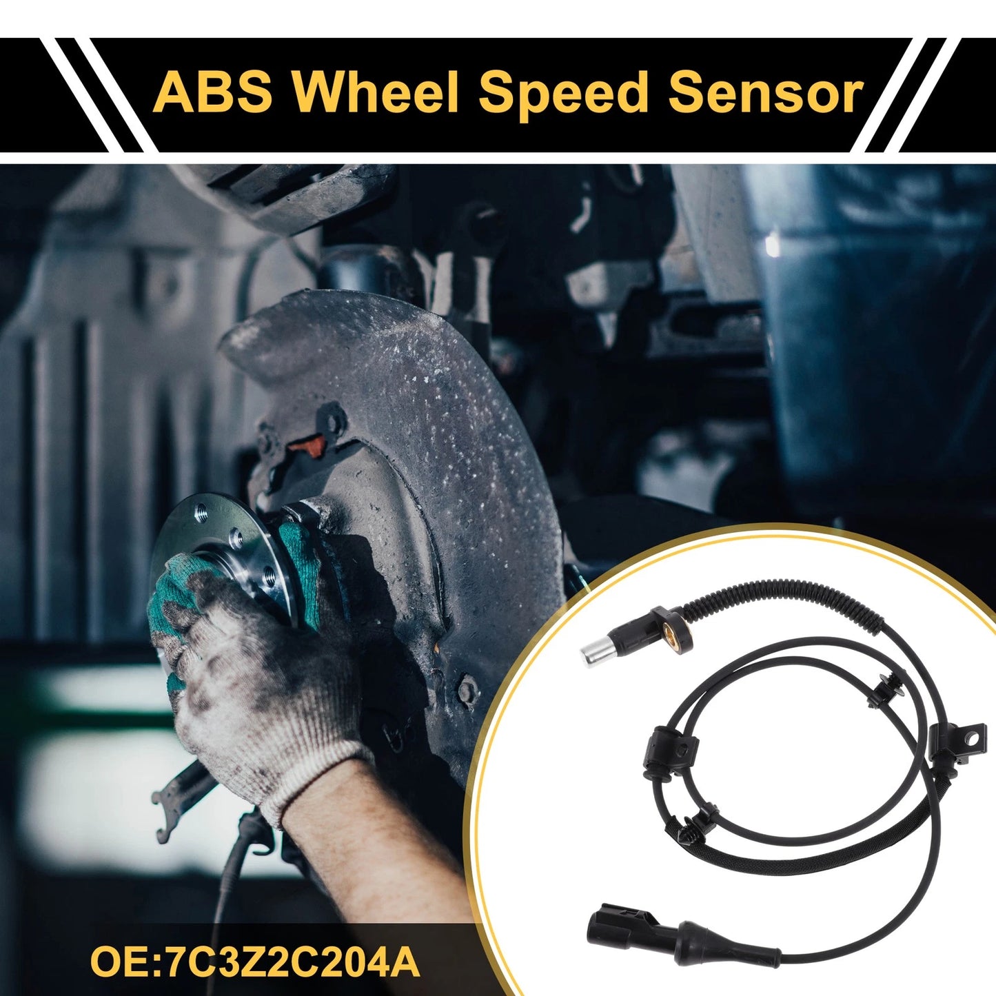 ABS Wheel Speed Sensor for Ford F-250 F-450 F-550 Super Duty (2005–2022)