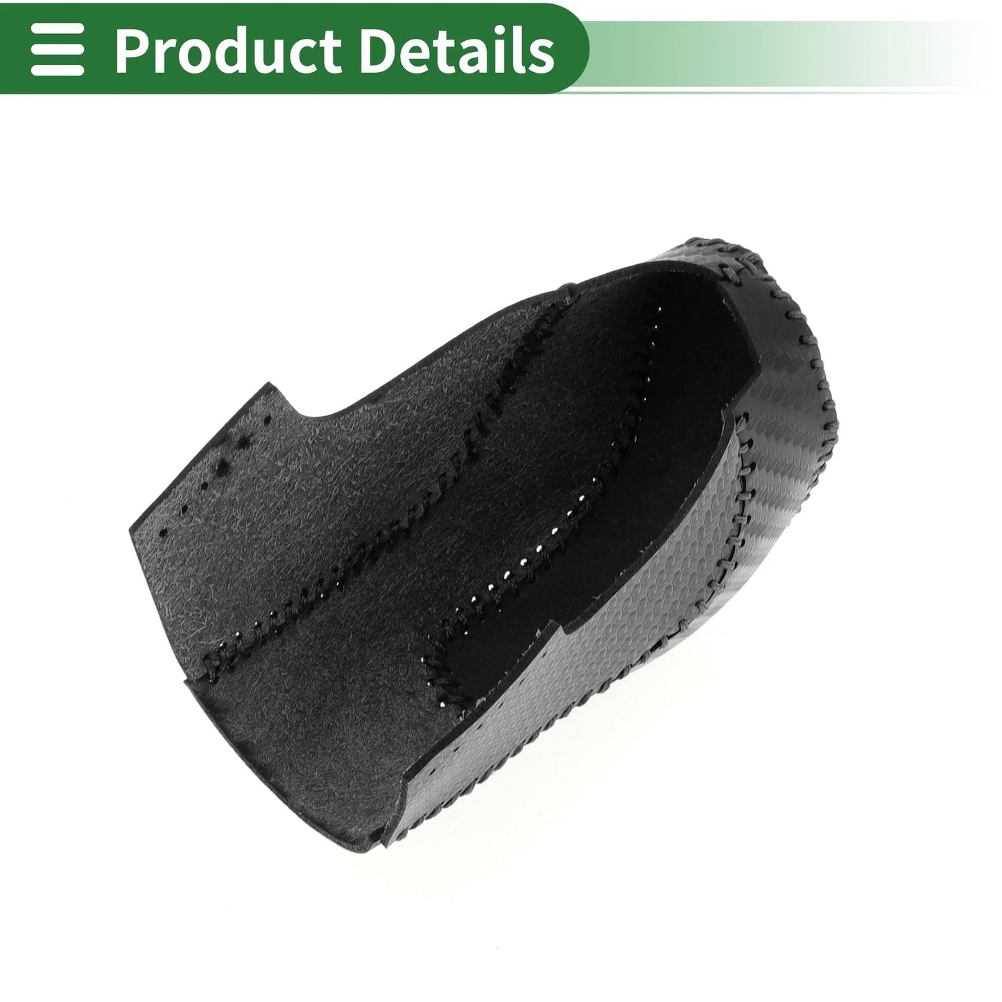 Gear Shift Knob Cover for Subaru Forester (2018–2023) Black Carbon Fiber