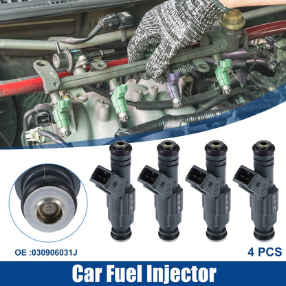 Set of 4 Fuel Injector Nozzles for VW Polo (1999–2001) No. 030906031J