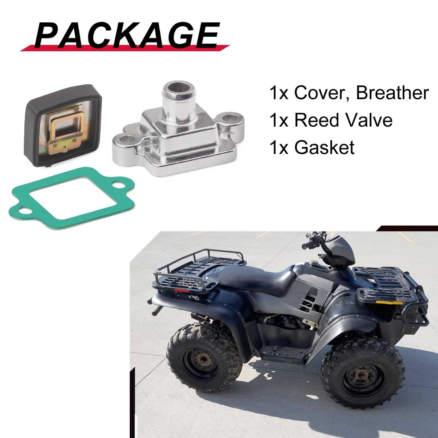 Cylinder Breather Cover & Reed Valve Set for Polaris Ranger 570 (2014–2023)