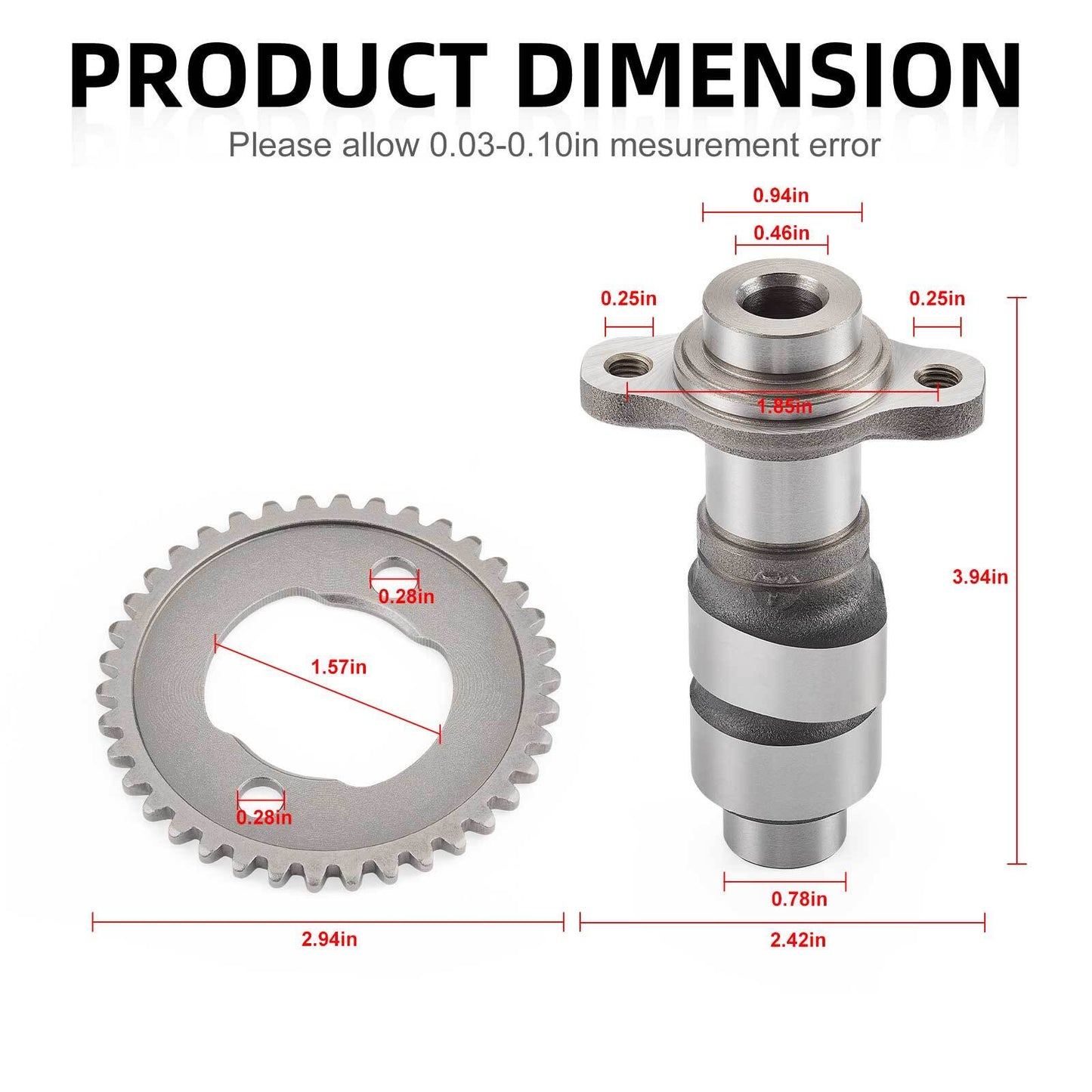 Camshaft & Timing Chain Sprocket for Honda Fourtrax 300 (1988–2000)