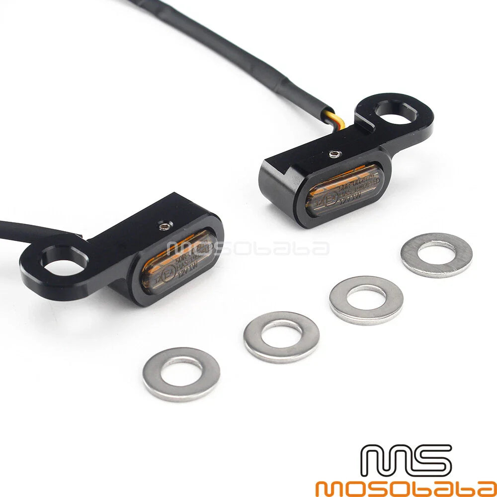 Mini LED Turn Signal Lamp Amber for Harley Softail (2017)