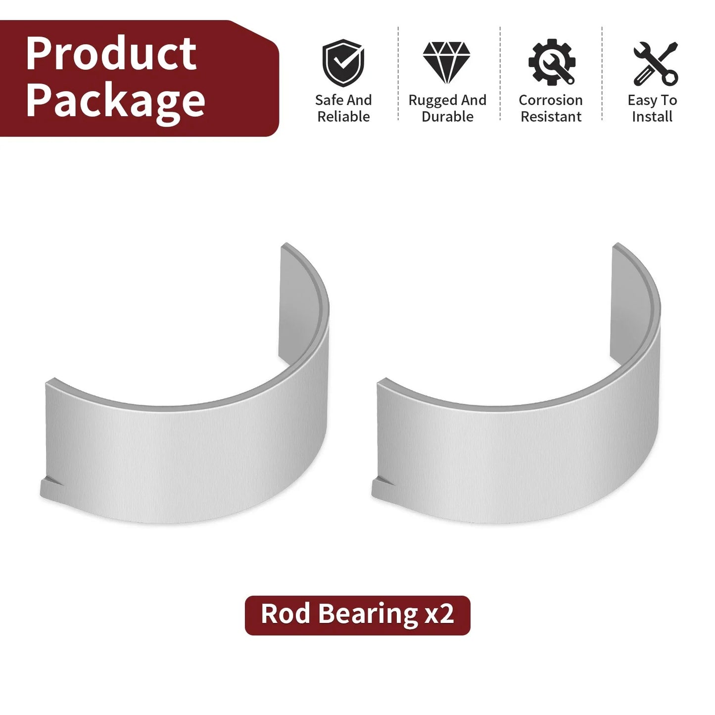 Rod Bearing 2 x Rod Bearing for Yamaha Waverunner FX (2004–2020)