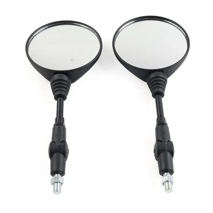 Universal 10mm Folding Side Rearview Mirrors for Dirtbike Motorcycle