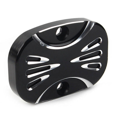 CNC Cut Rear Brake Master Cylinder Cover for Harley Electra Glide Road King