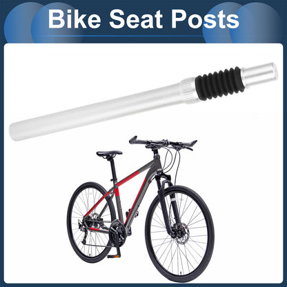 Bike Seat Post 28.6mm x 350mm for Universal Fit (Shock Absorbing)