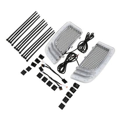 Vented Fairing 6.5" Speaker Pod Signal Lights for Harley Touring (2014 - 2023)