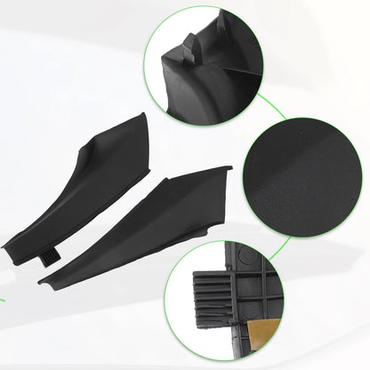 Set of 2 Front Left Right Cowl Extension Trim Covers for Toyota RAV4 (2013–2019)