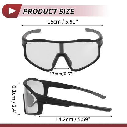 Set of 1 Motorcycle Riding Goggles for Universal Fit (Light Gray Lens)