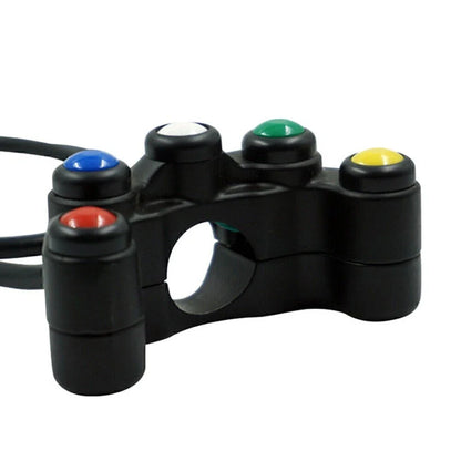 5 x Button Array Universal Handlebar Switch for Motorcycle (No Year Specified)