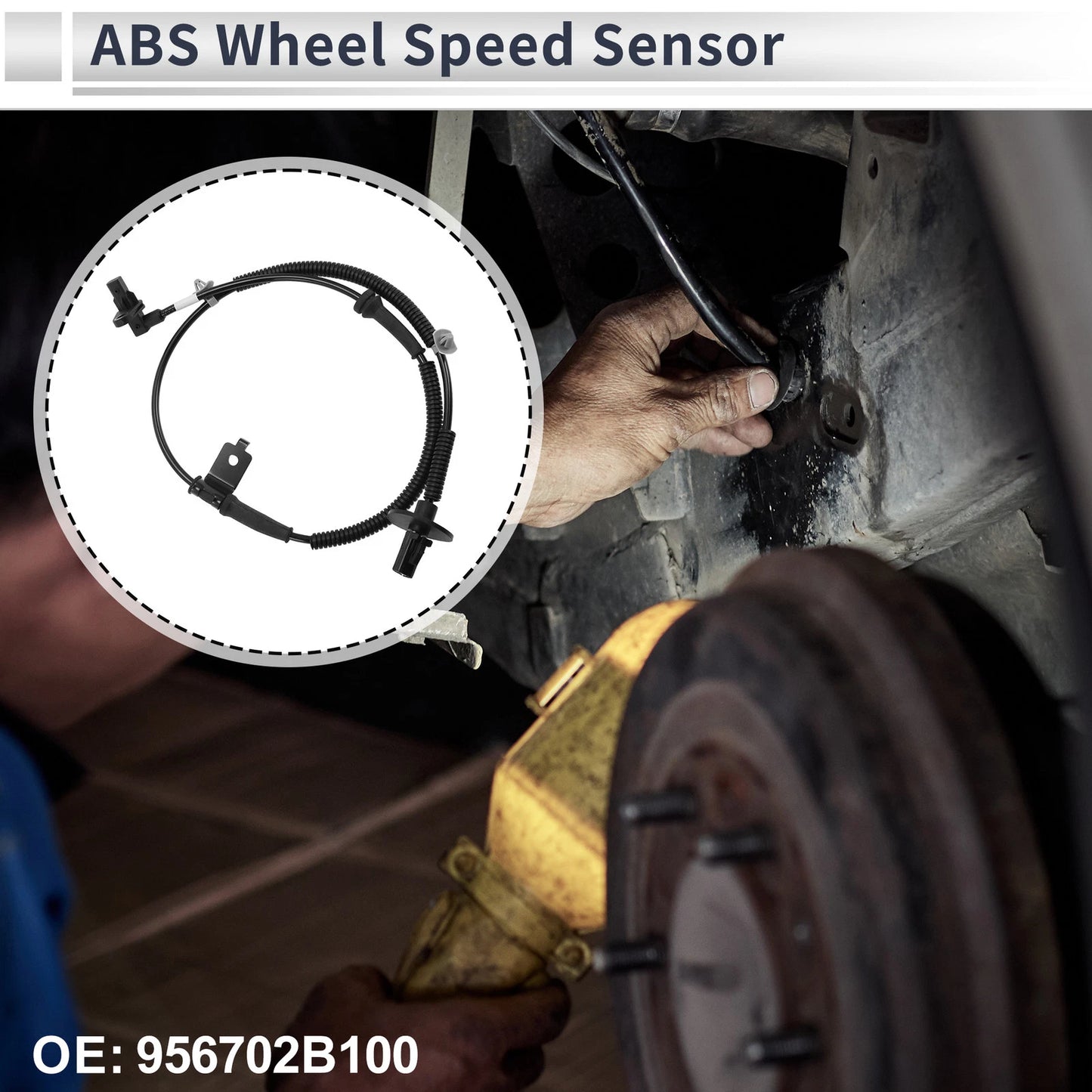 ABS Wheel Speed Sensor No. 956702B100 for Hyundai Santa Fe (2001–2006)