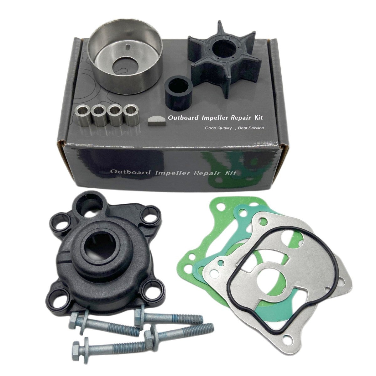Water Pump Impeller Repair Kit for Honda 25/30hp Outboard (BF25A/BF30A)