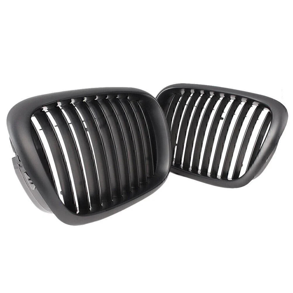 Bumper Grill Mesh Grille for BMW E39 525 528 530 535 M5 (2000-2003) Black