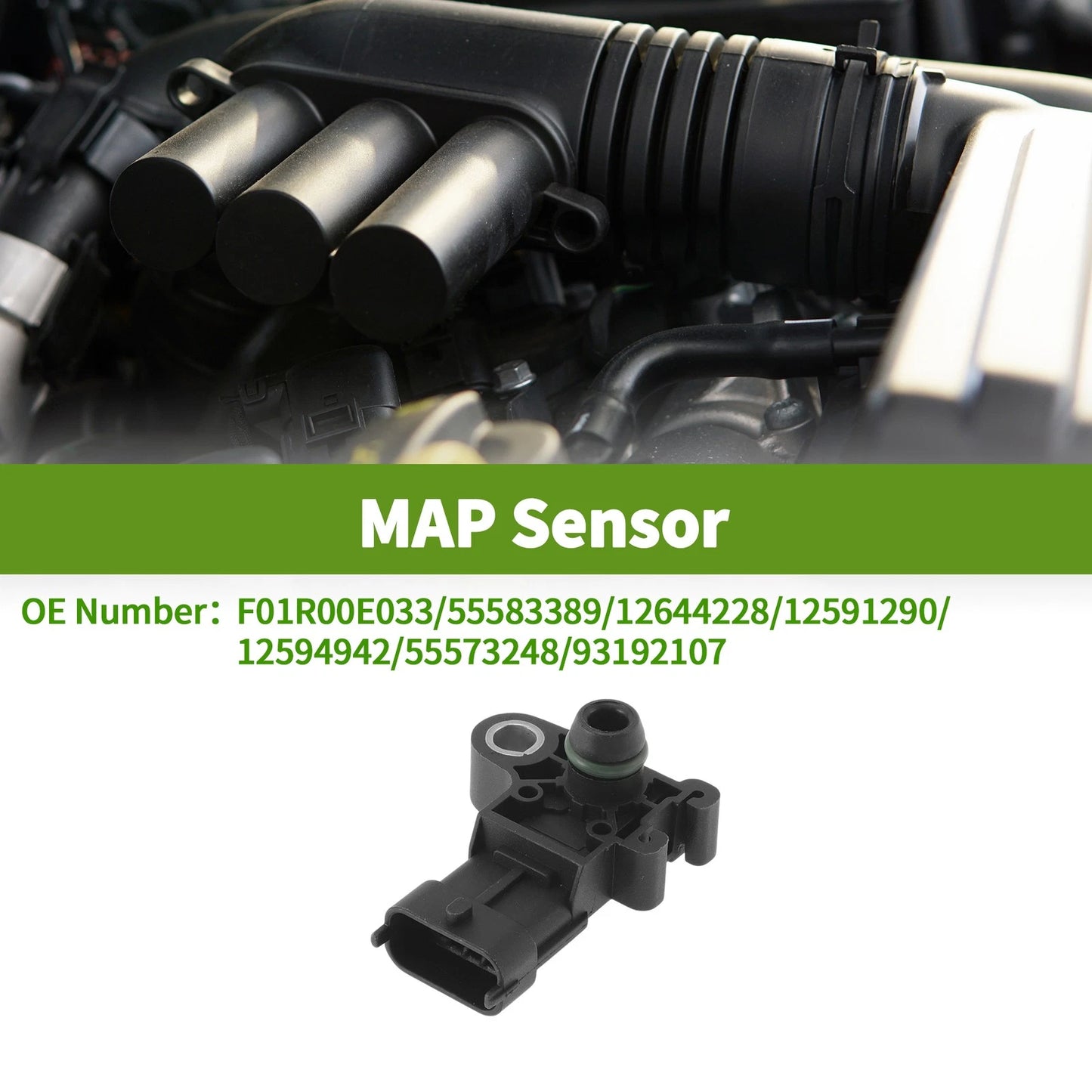 MAP Sensor No.F01R00E033 for Chevrolet Camaro 6.2 (2010–2015)