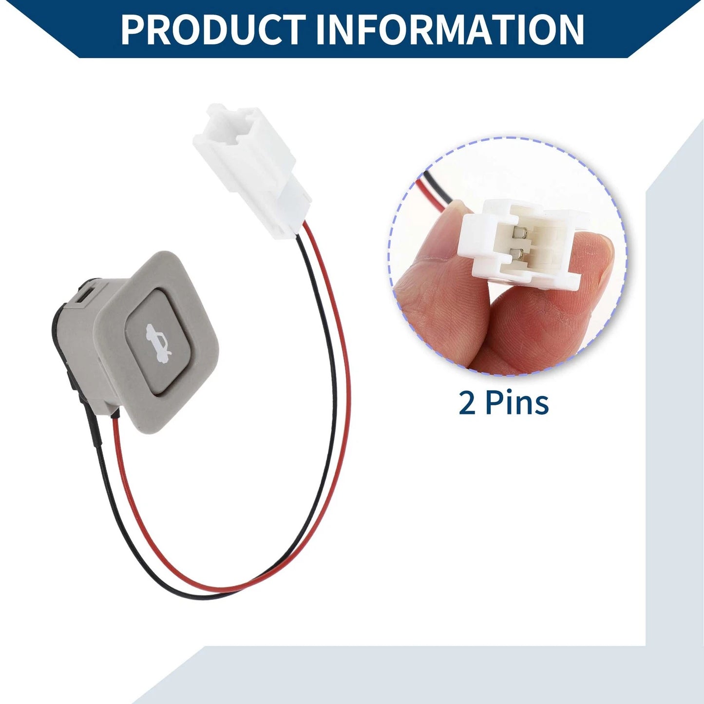 Trunk Lid Lock Release Push Switch for Hyundai Elantra (2017–2020)