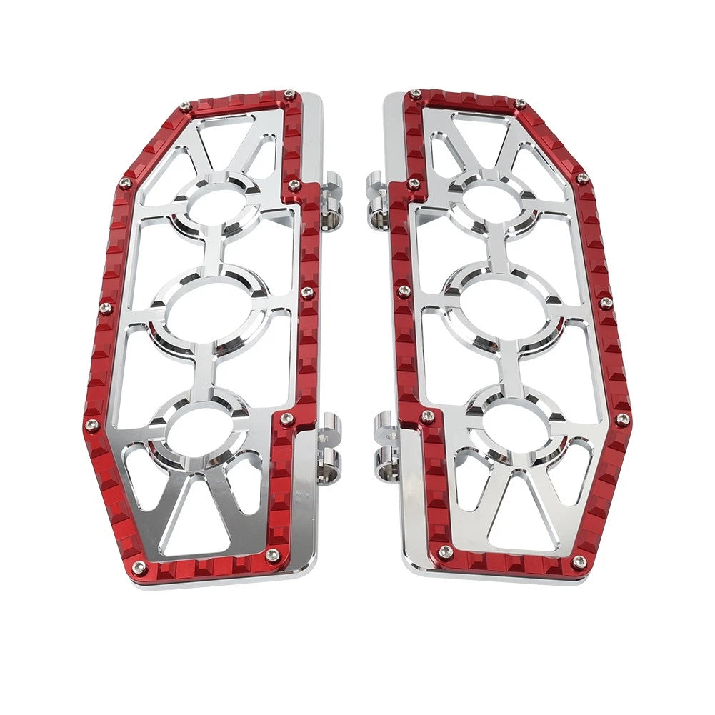 Rider Driver Floorboards Foot Pegs for Harley Electra Glide FLHT FLHTC (1996–2023)