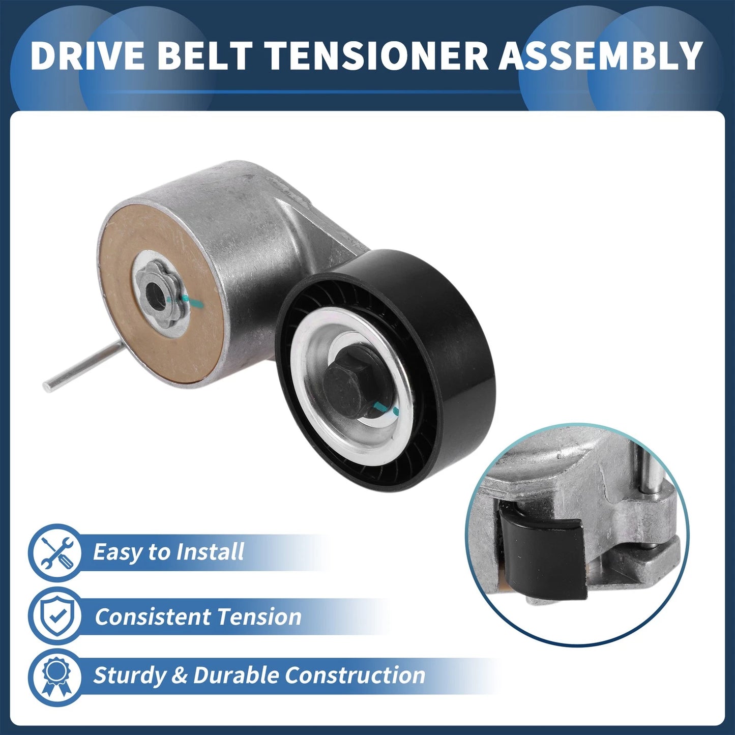 Belt Tensioner Drive for Alfa Romeo Giulietta (2011–2017) No. 46754624 Metal
