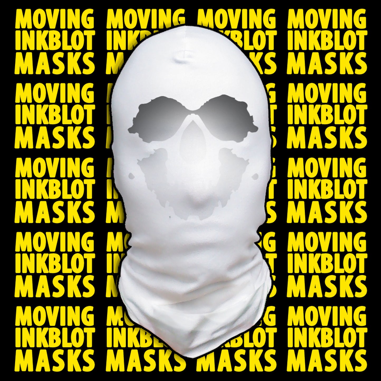 Rorschach Moving Inkblot Masks for Halloween Costume
