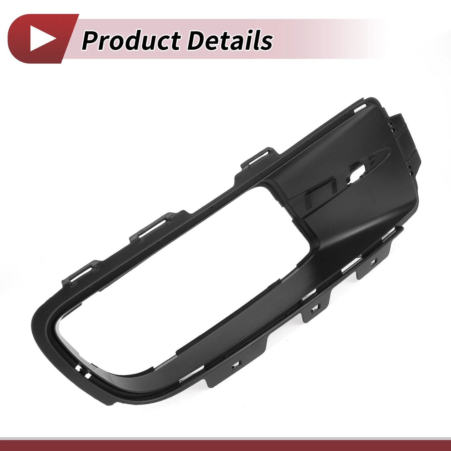 1 Pc Fog Light Grill for BMW X5 (2007–2010) No. 51117172450 Black