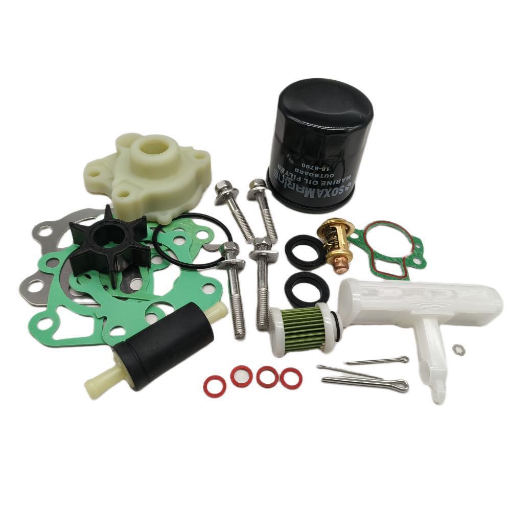 Maintenance Kit for Yamaha FT50G FT50J FT60D FT60G Outboard (Thermostat & Filter)