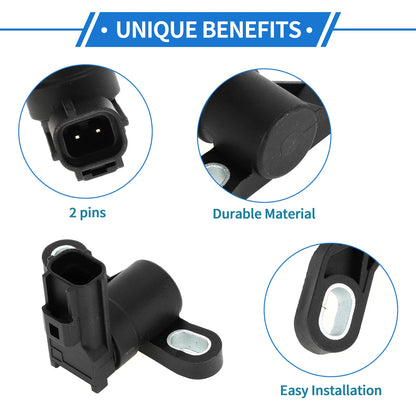 Crankshaft Position Sensor for Ford Galaxy 2.3 (2007–2015) 3M6G6C315BA Black