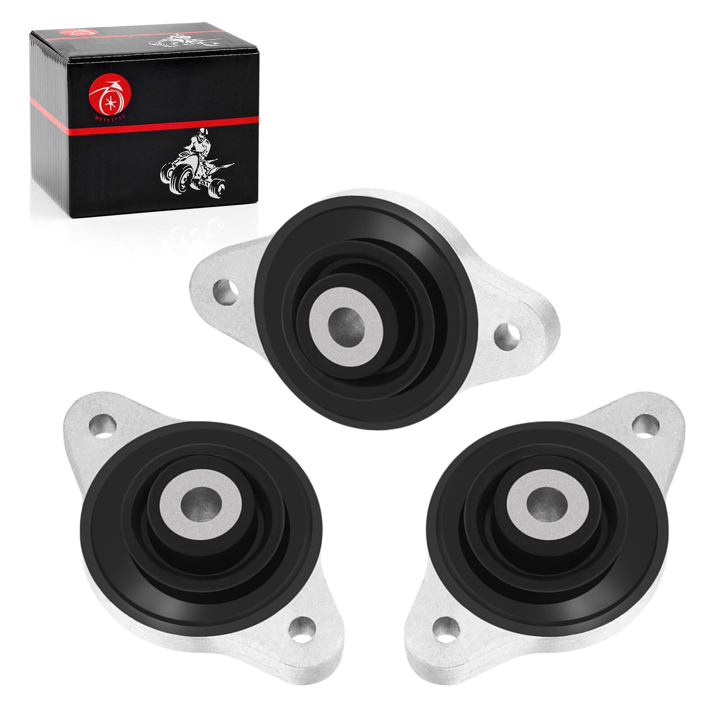 Set of 3 Engine Mounts for Polaris RZR 800 (2008–2014)