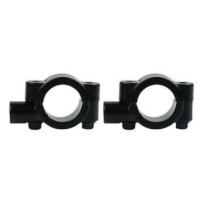 25MM M8 Black Motorcycle Handlebar Mirror Mount Holder Clamp
