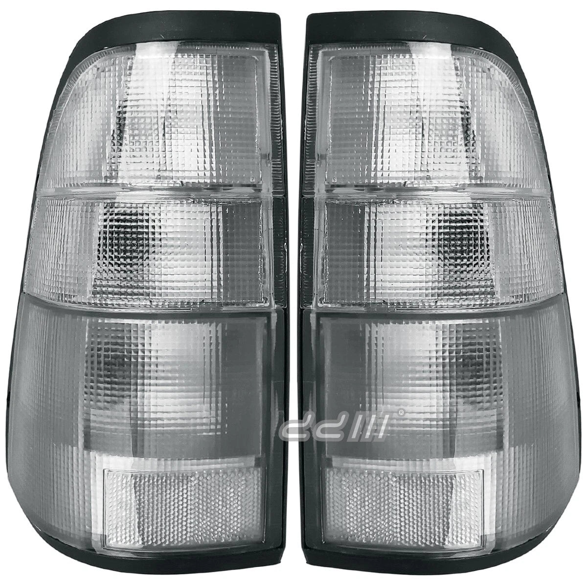 1 Pair White Rear Tail Lights for Isuzu Holden Rodeo R9 TF (1998-2002)