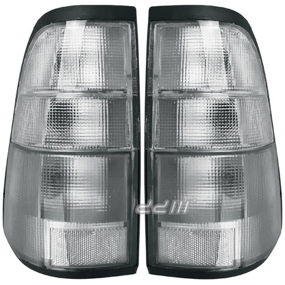1 Pair White Rear Tail Lights for Isuzu Holden Rodeo R9 TF (1998-2002)