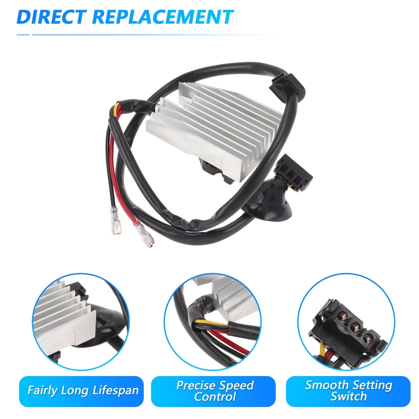 HVAC Blower Motor Resistor No.1248212151 for Mercedes Benz C124 (1987–1993)