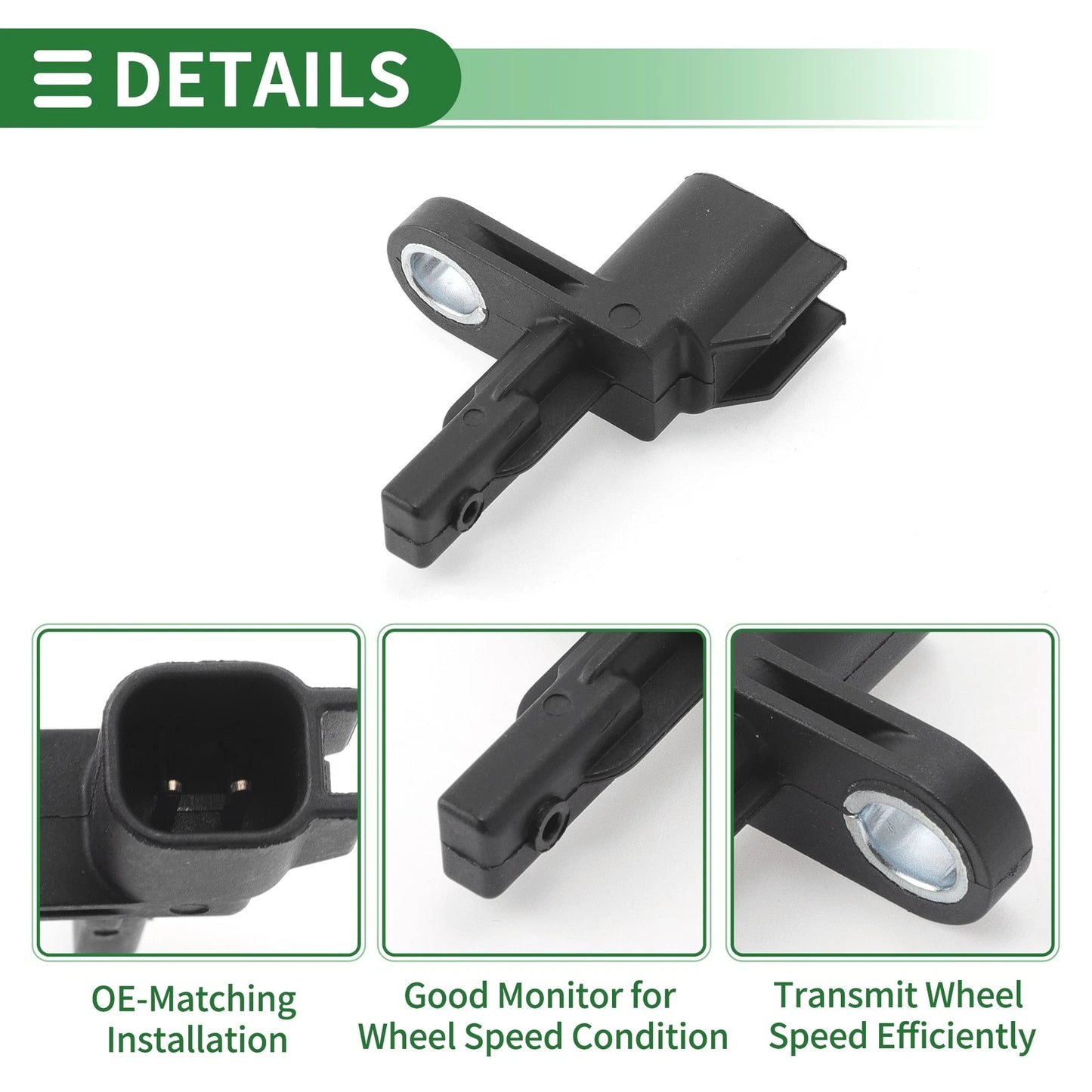 ABS Wheel Speed Sensor No.JX612C204ANA for Ford Escape (2020–2022)