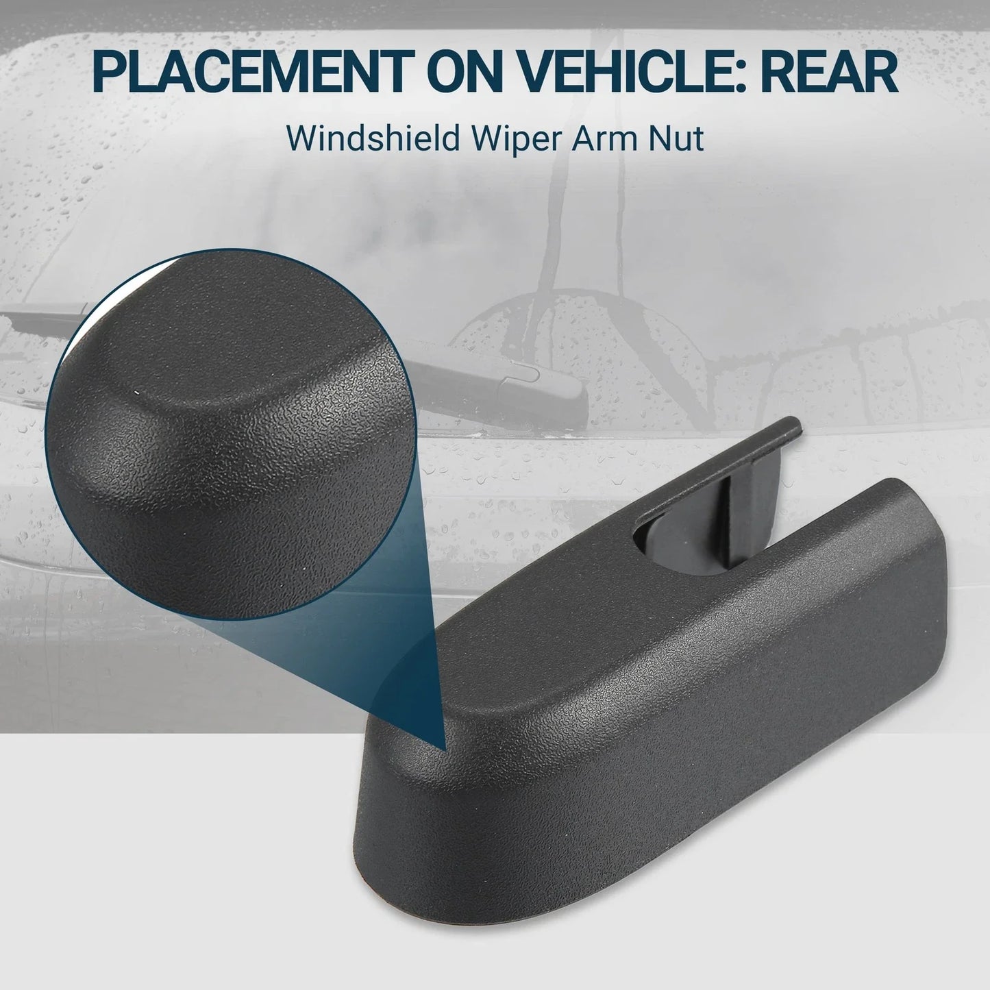 Rear Windshield Wiper Arm Nut Cover for Chevy Captiva (2007-2017)