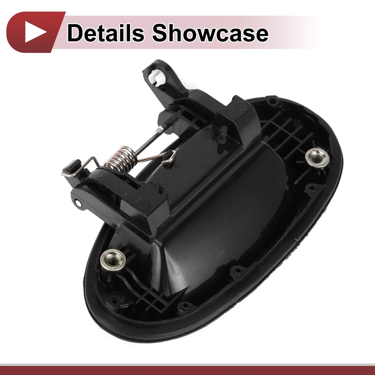 Exterior Door Handle for Hyundai Elantra Rear Right Black (2011-2016)