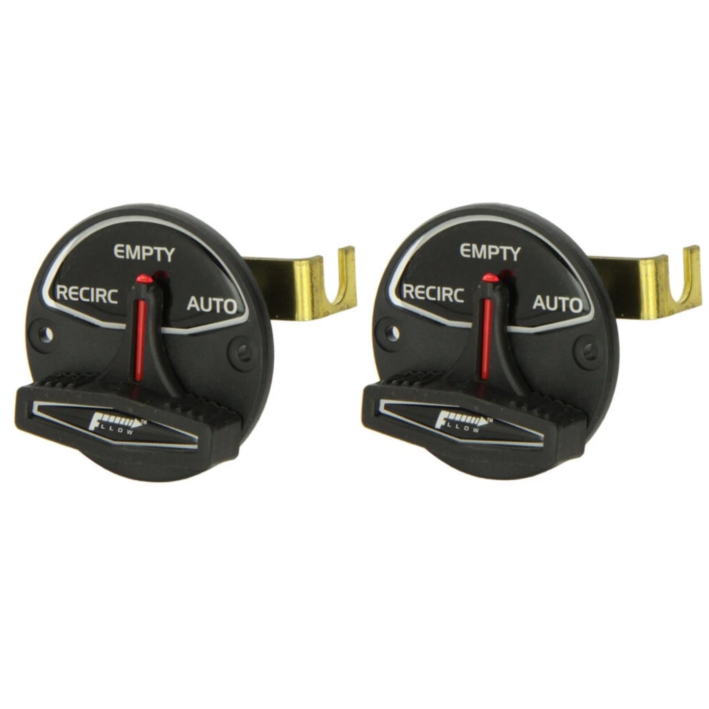 Set of 2 Livewell Control Cable Lever Valve Handles for Ranger Boats