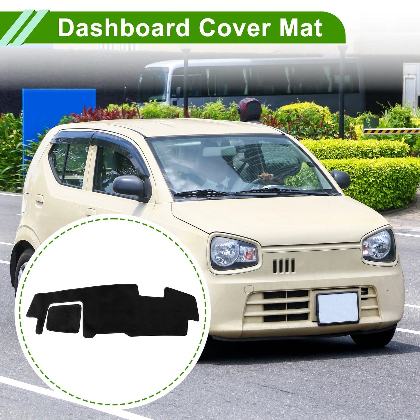 Dashboard Cover for Suzuki Spacia Gear MK53S (2017–Current) Black Flannel