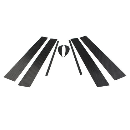 8 Pcs Door Window B Pillar Post Cover Trim for Toyota Camry (2018-2021)