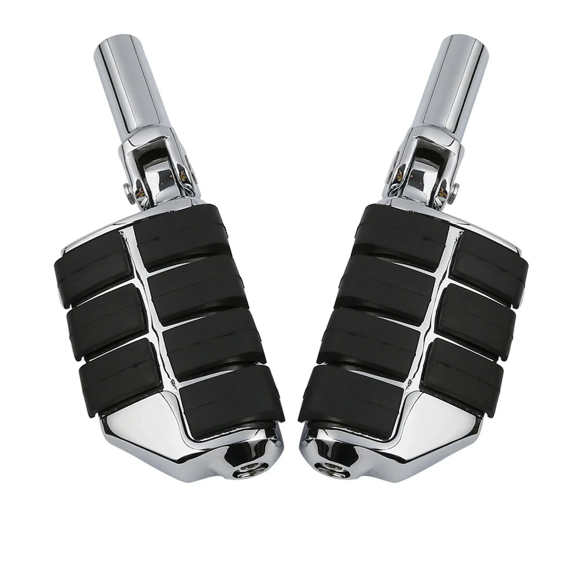 Chrome Rear Passenger Foot Pegs for Harley Softail Slim (2012-2017)