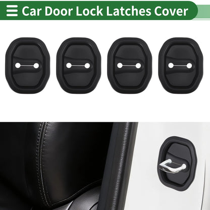 Set of 4 Door Lock Latches Covers for Jeep Wrangler (2008–2021)