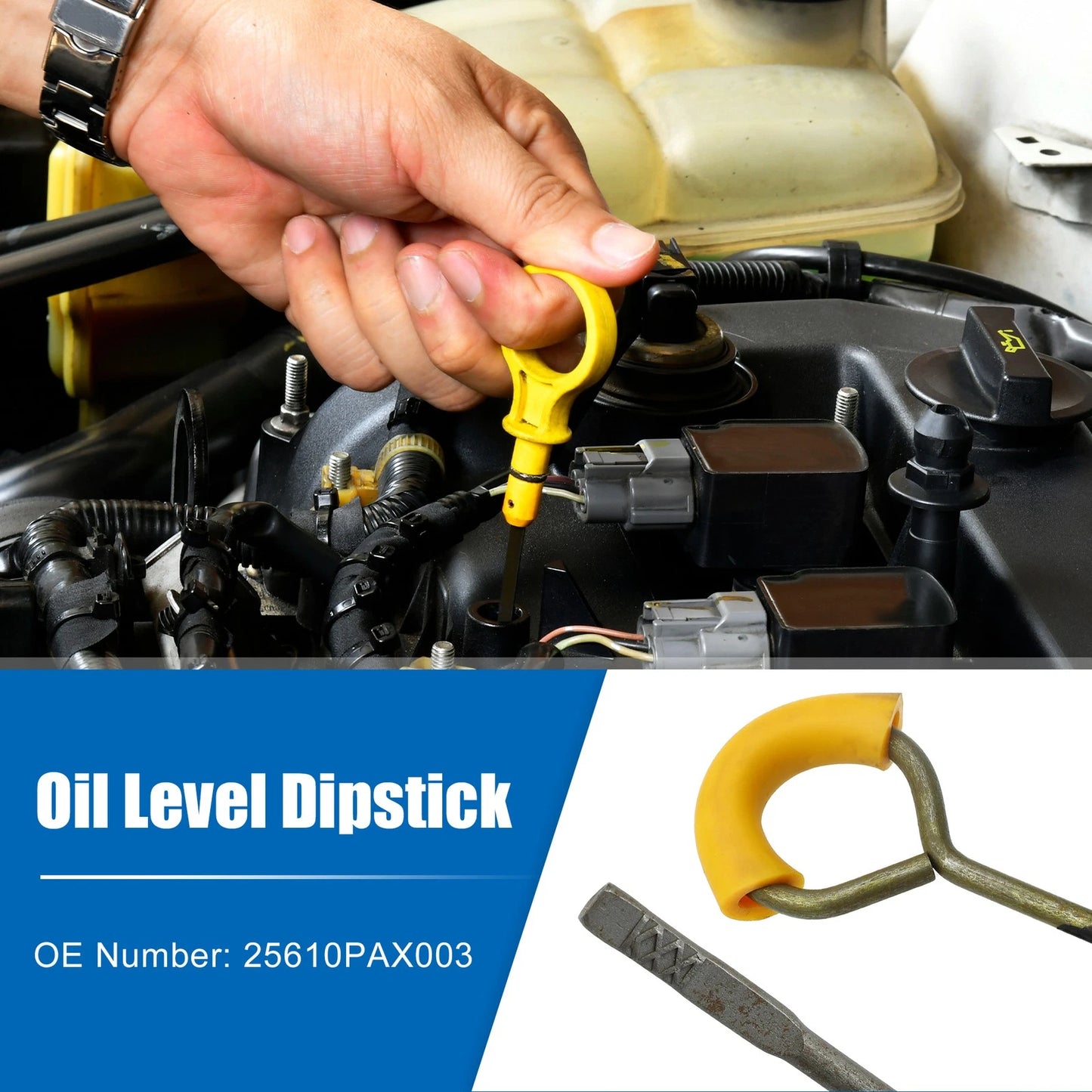 Engine Oil Fluid Level Dipstick for Honda Odyssey EX LX (No. 25610PAX003)