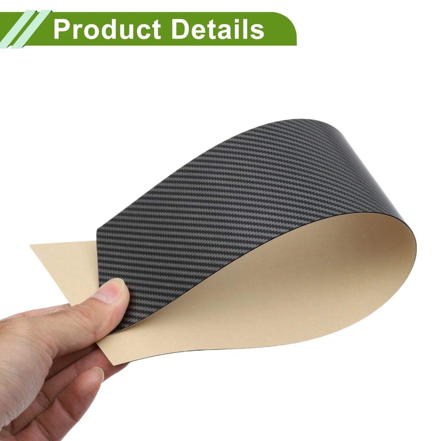 6 x Pillar Window Trim for Chevy Captiva (2006-2015) Carbon Fiber Black