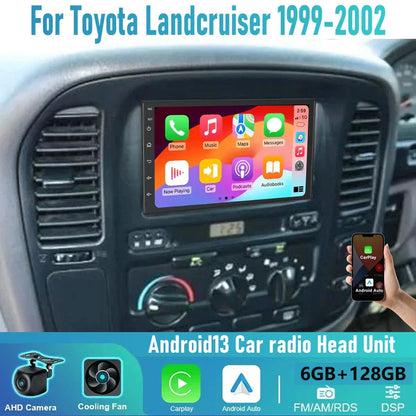 7" Apple Carplay Android Auto Car Radio for Toyota Land Cruiser (1999-2002)