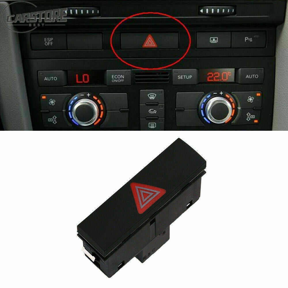 Emergency Hazard Warning Switch for Audi A6 C6 RS6 Allroad (2005–2011)