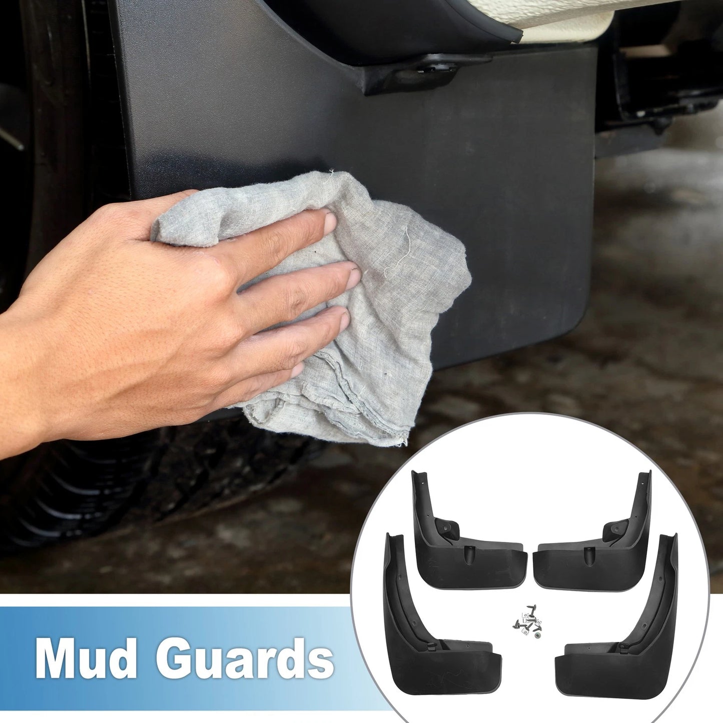 Mud Flap Splash Guard for Audi Q7 (2016–2018)